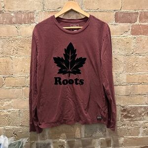 Maroon Roots Men’s Large long sleeve shirt